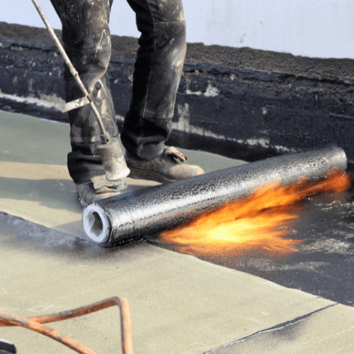 Bitumen dak vervangen De Bilt
